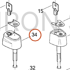 Harley-Davidson Lockset, Fltrxse2(Hdi/England)