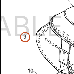 Harley-Davidson Saddlebag Assembly, Rh