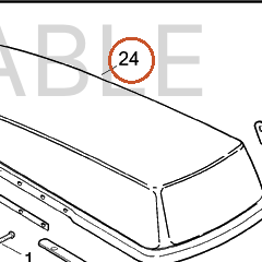 Harley-Davidson Cover Assembly, Rh/Saddlebag