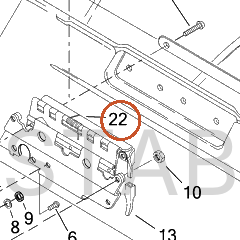 Harley-Davidson Latch, Case, X