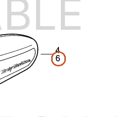 Harley-Davidson Mirror Kit, Chrome
