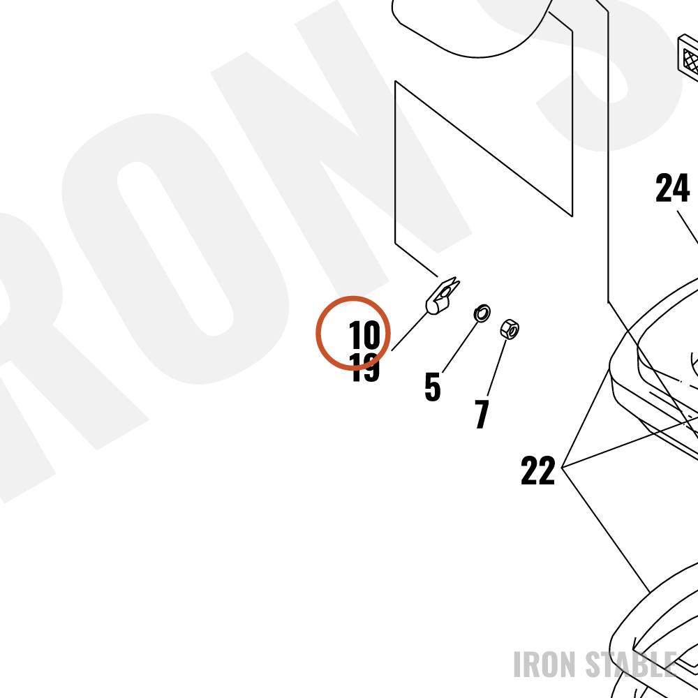 Harley-Davidson Clamp, Hose, Lock