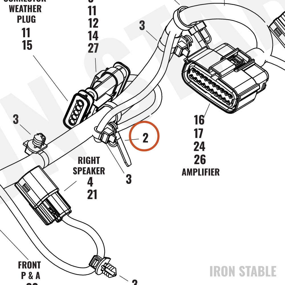 Harley-Davidson Strap, Tie, Double Loop