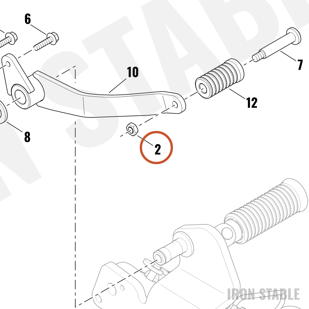 Harley-Davidson Nut, Locking