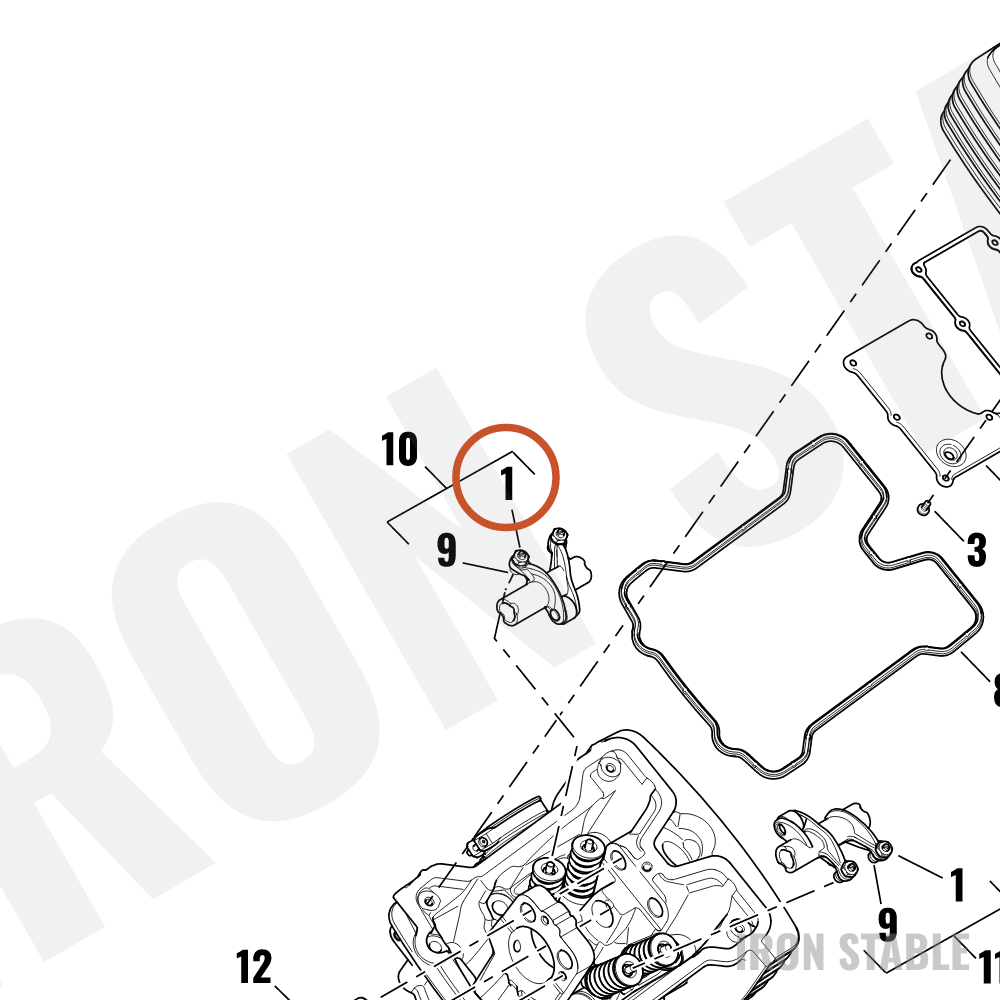 Harley-Davidson Nut, Valve Adjusting