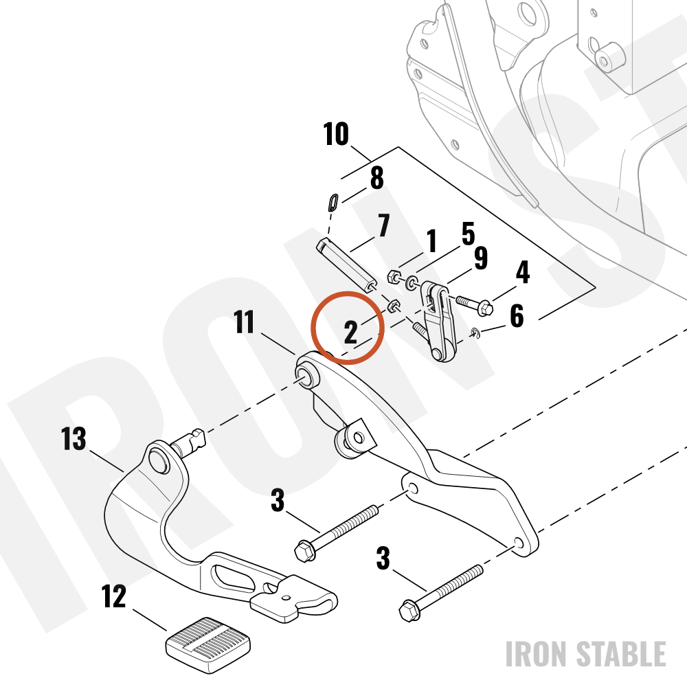 Harley-Davidson Nut, Low Profile, Lh
