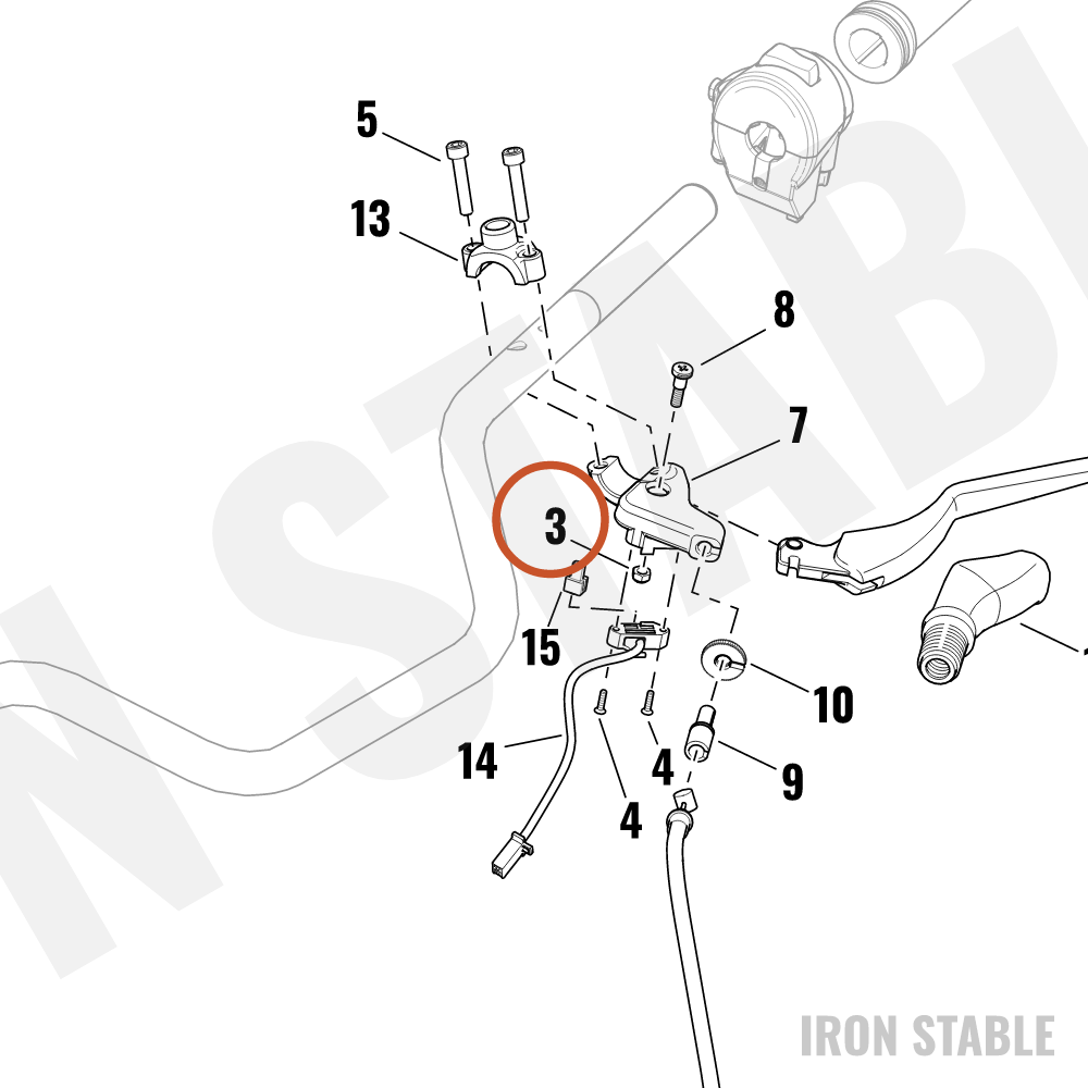 Harley-Davidson Nut, Clutch Lvr Pivot