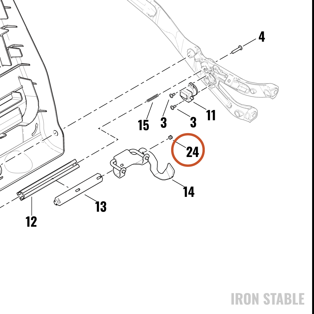 Harley-Davidson Nut, Locking, M4, Ss, Nylon Ins