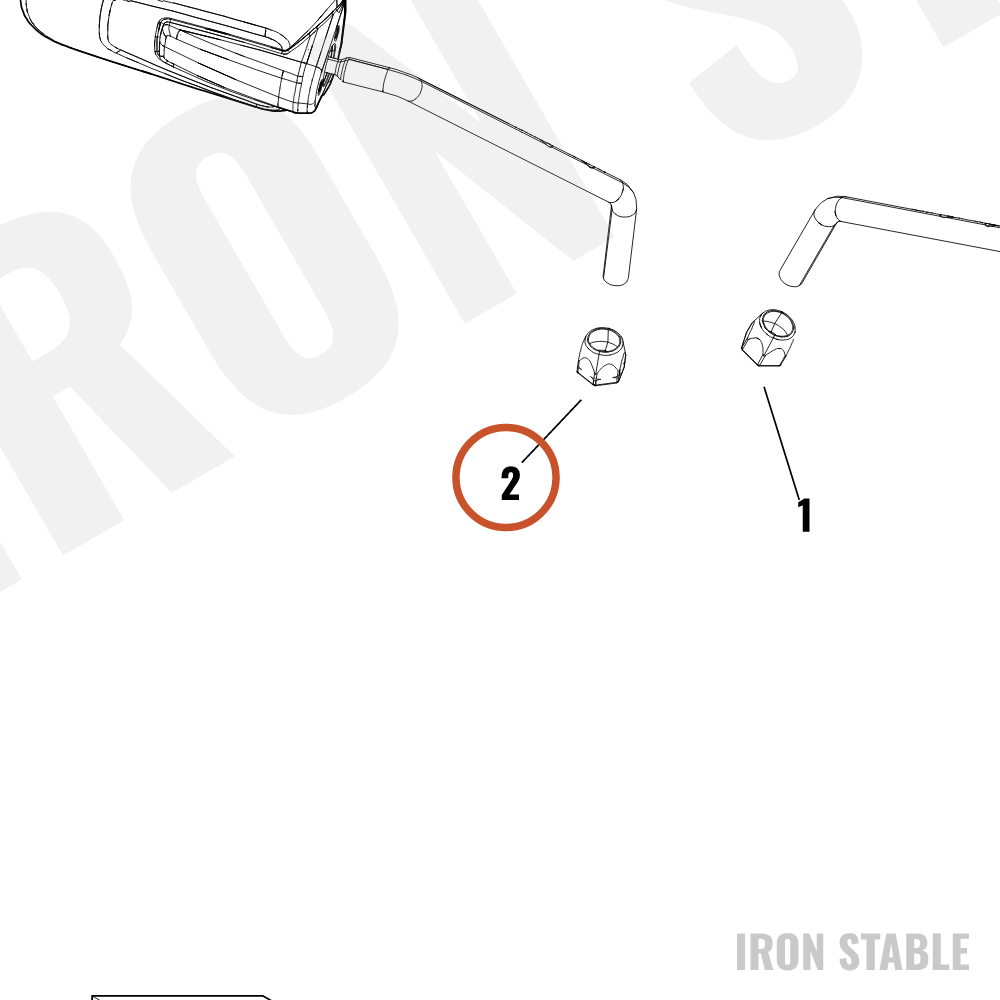 Harley-Davidson Nut, Rh Mirror