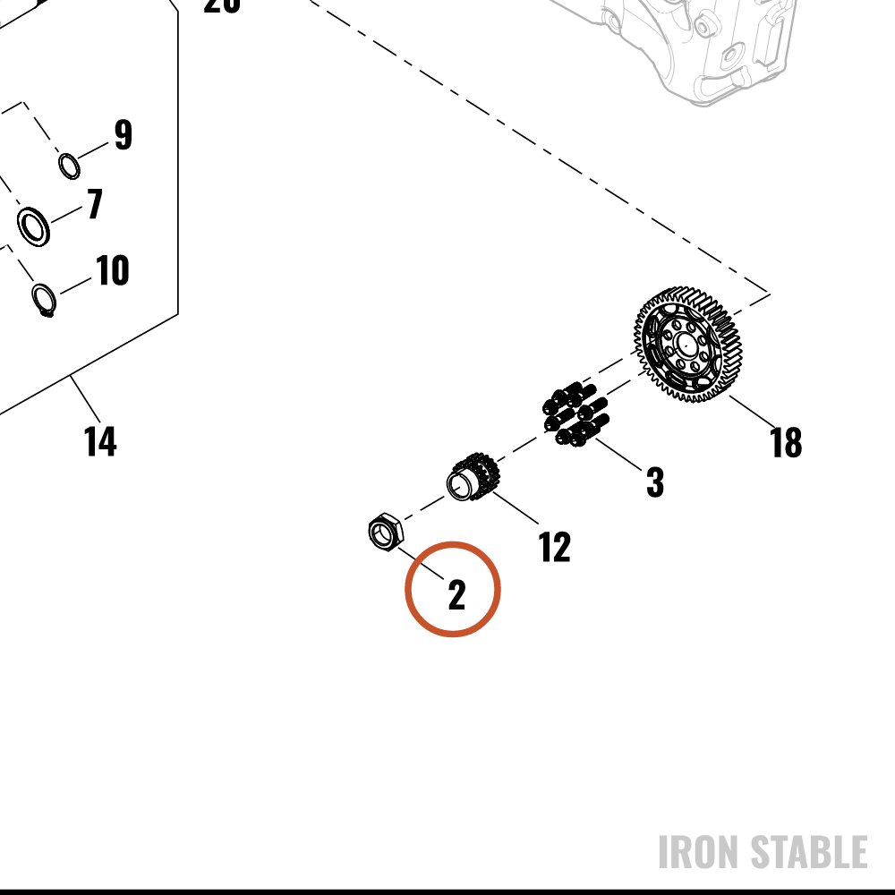 Harley-Davidson Nut, Lock