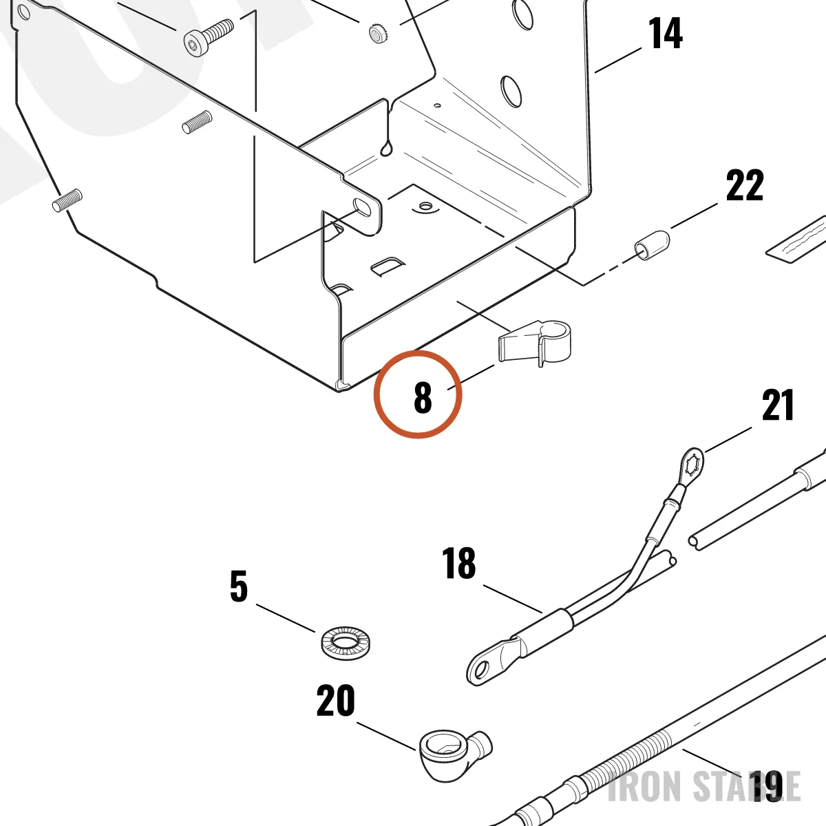Harley-Davidson Clip, T-Stud