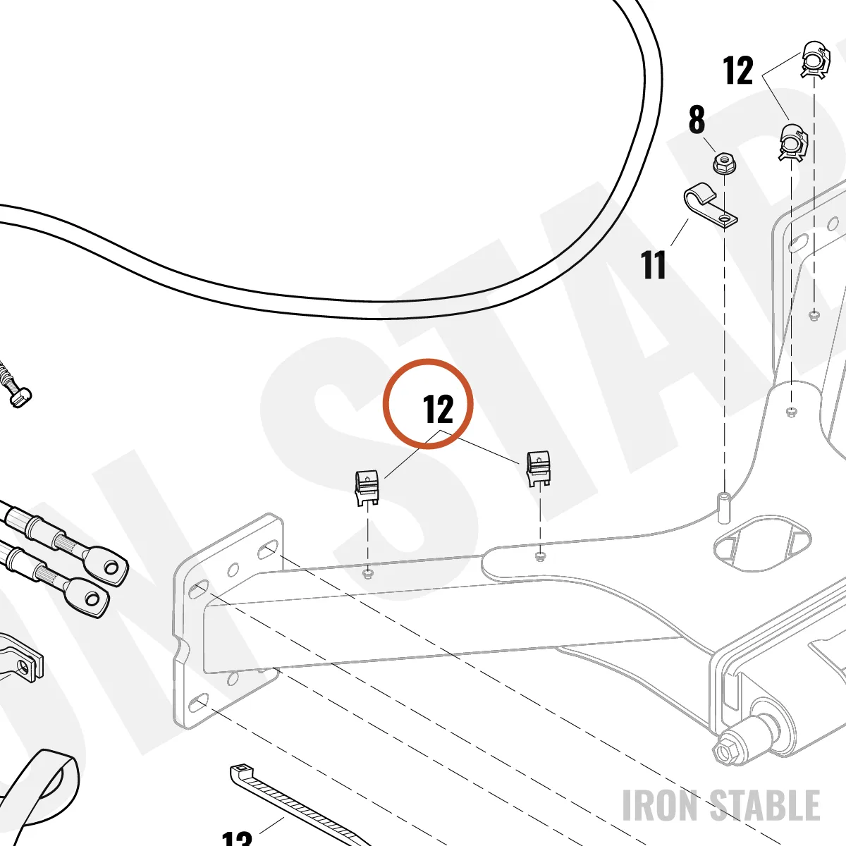 Harley-Davidson Clip, T-Stud