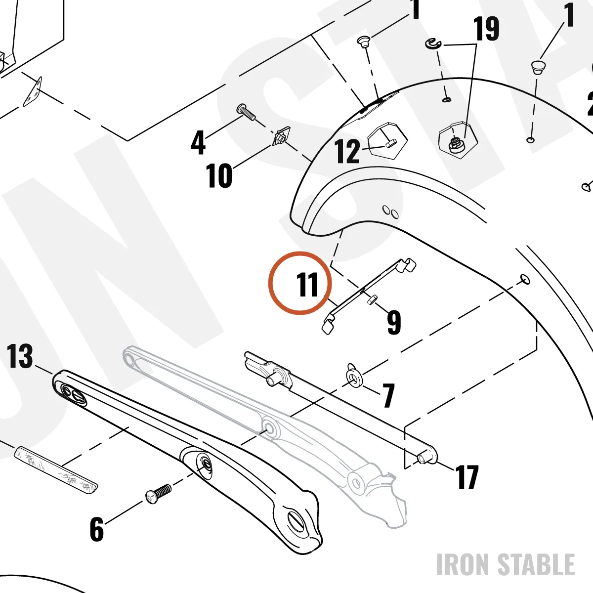 Harley-Davidson Clip, Wire Holding