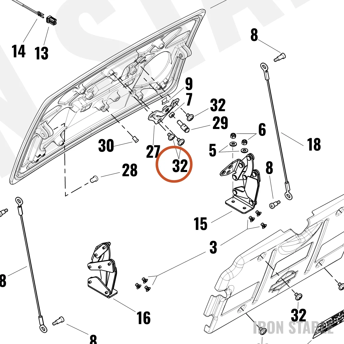 Harley-Davidson Screw, Btn Hd, Sems