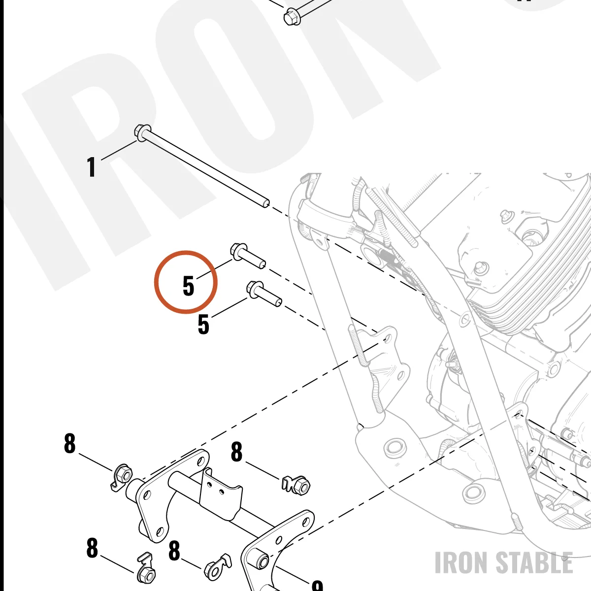 Harley-Davidson Screw, Hex Flange Hd