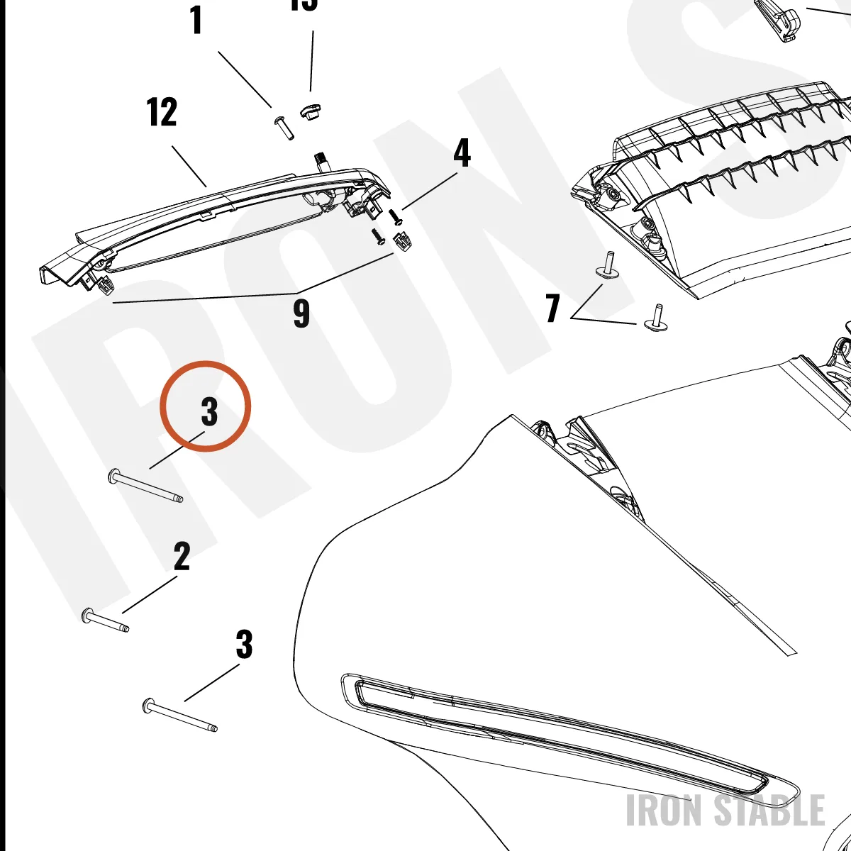 Harley-Davidson Screw, Torx Sckt, Btn Hd X 2.63