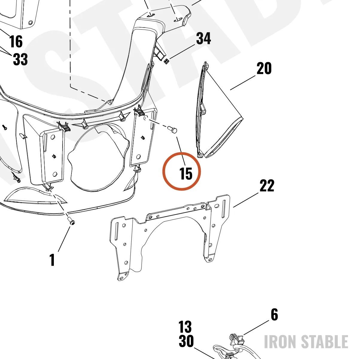 Harley-Davidson Screw, Hex Cap, Sae Grade 8