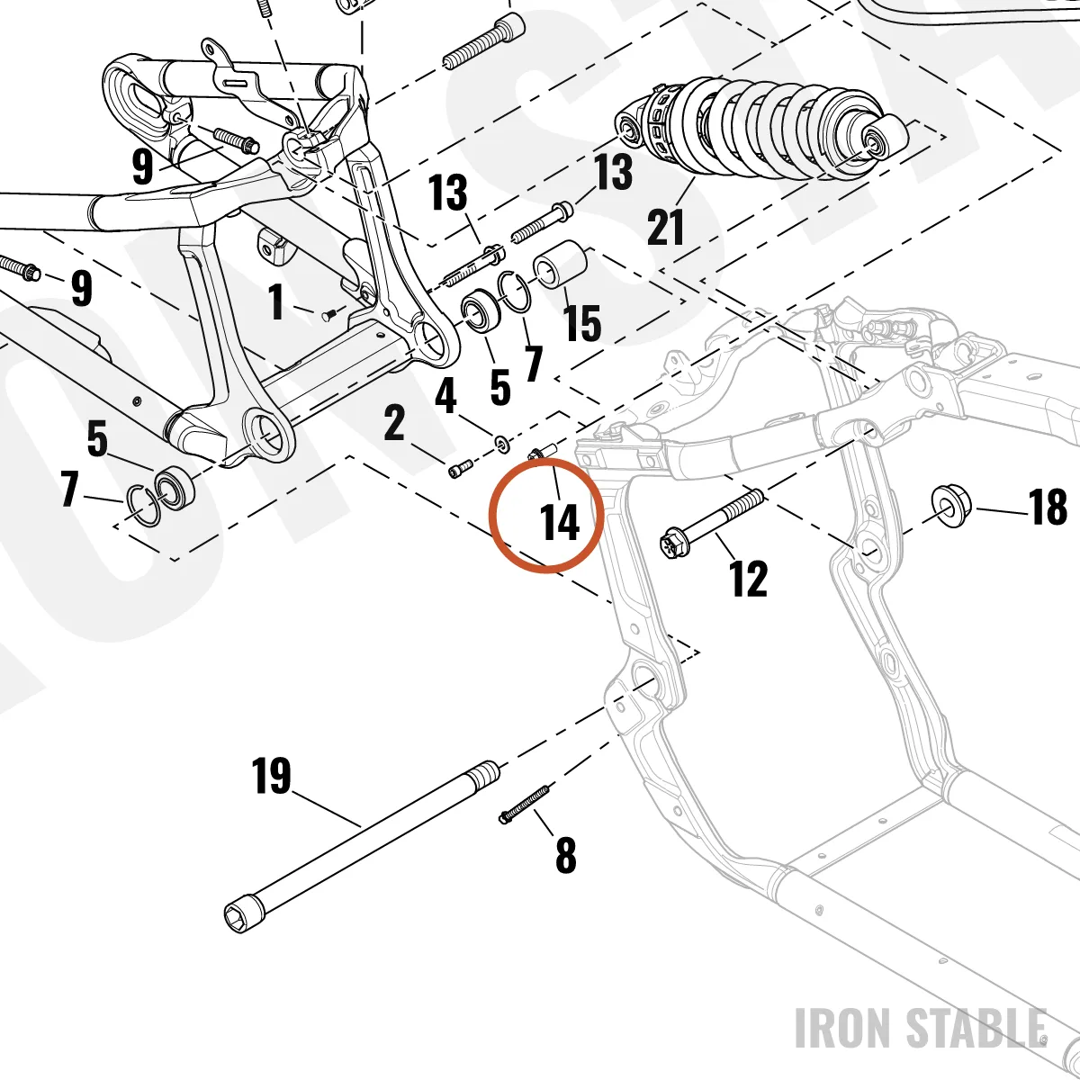 Harley-Davidson Screw, Hex Hd, W/Int Hex, Sems, .7