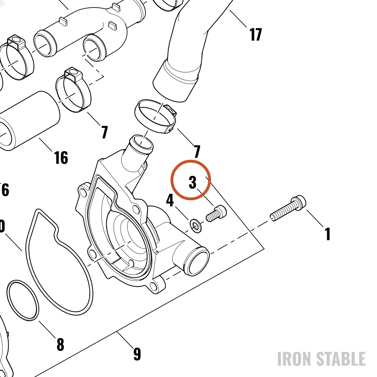 Harley-Davidson Screw, X