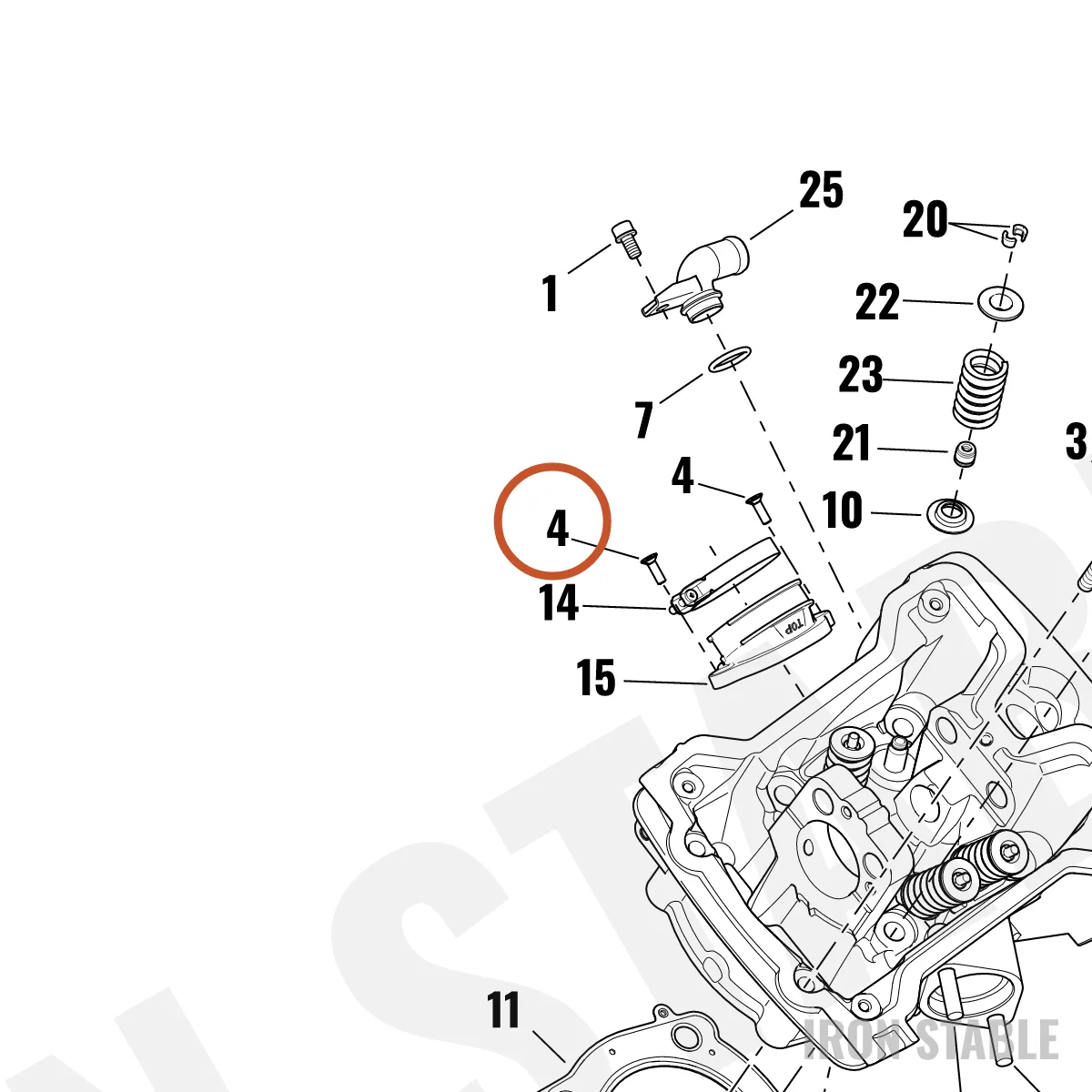 Harley-Davidson Screw, X