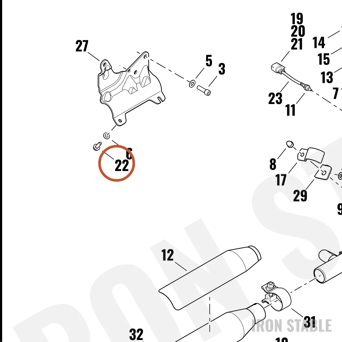 Harley-Davidson Screw, Hex Hd Flange