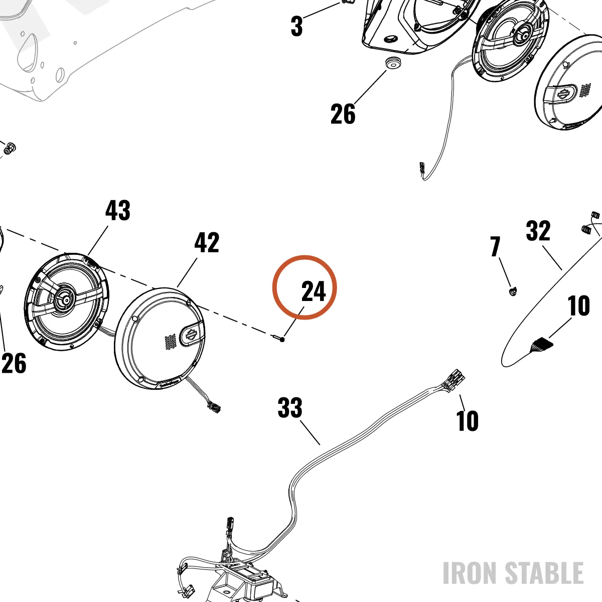 Harley-Davidson Screw, Pan Hd Torx/Lock