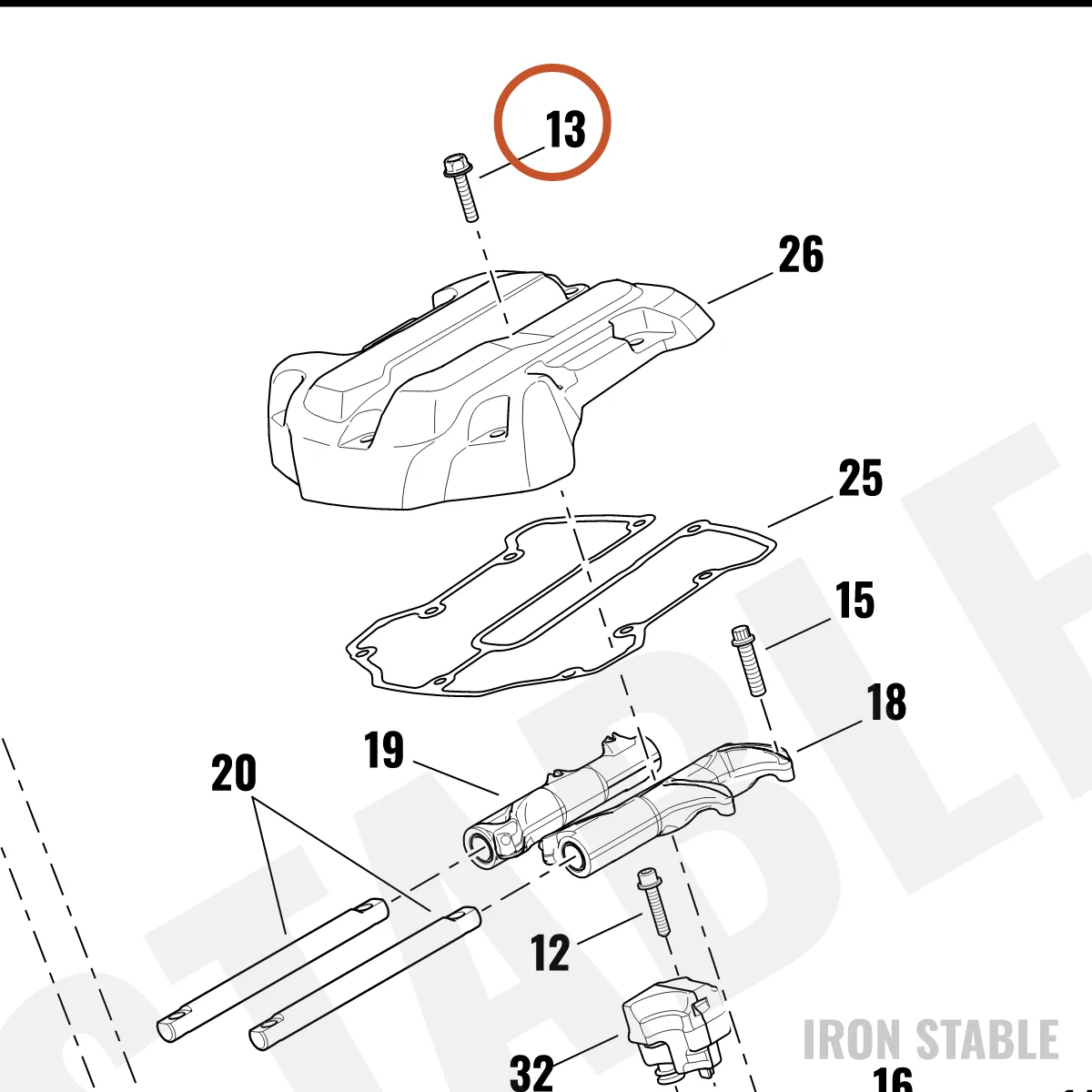 Harley-Davidson Screw, X