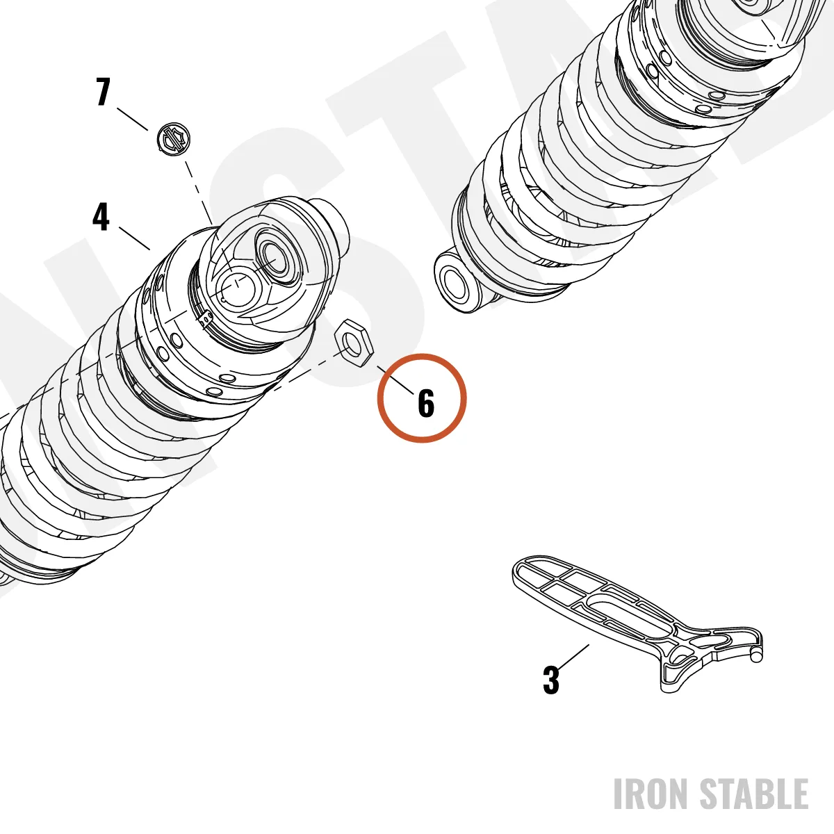 Harley-Davidson Kit, Scr, With Nut 1/2-20