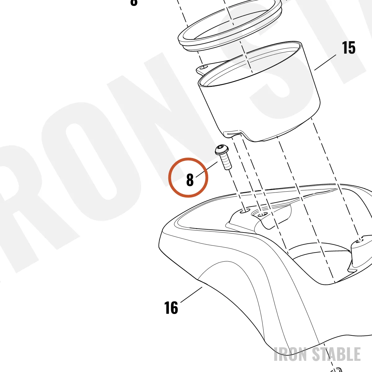Harley-Davidson Screw, Torx Button Head W/Lockp