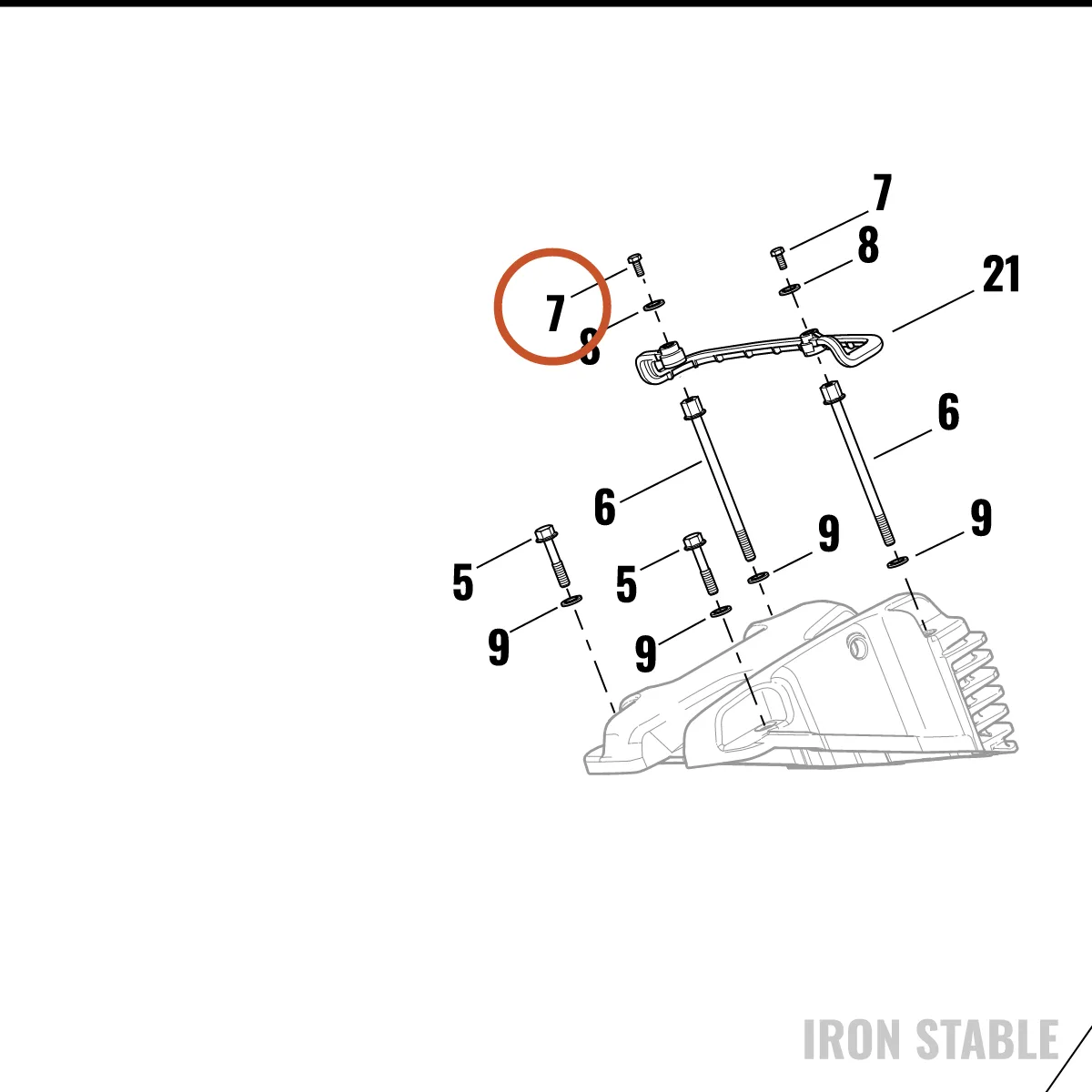 Harley-Davidson Screw, M4x12