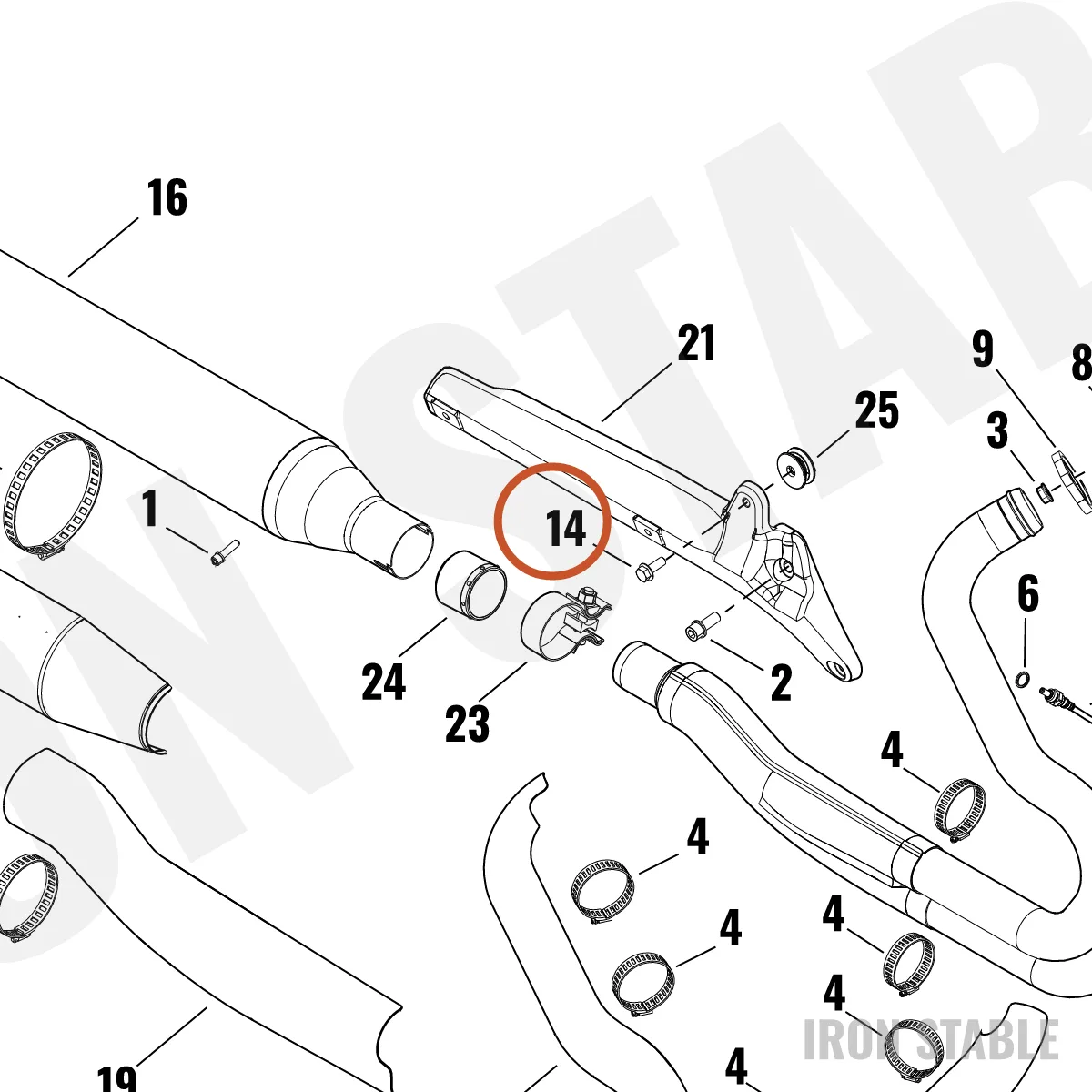 Harley-Davidson Screw, Hex, Flange, 5/16-18