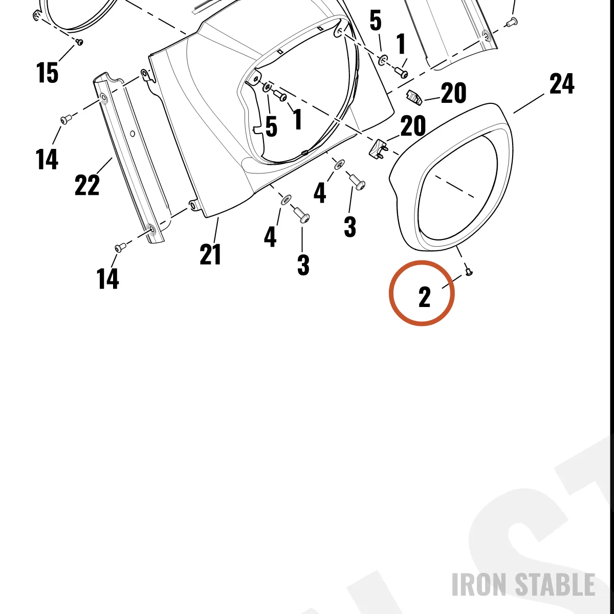 Harley-Davidson Screw, 10-32x.25