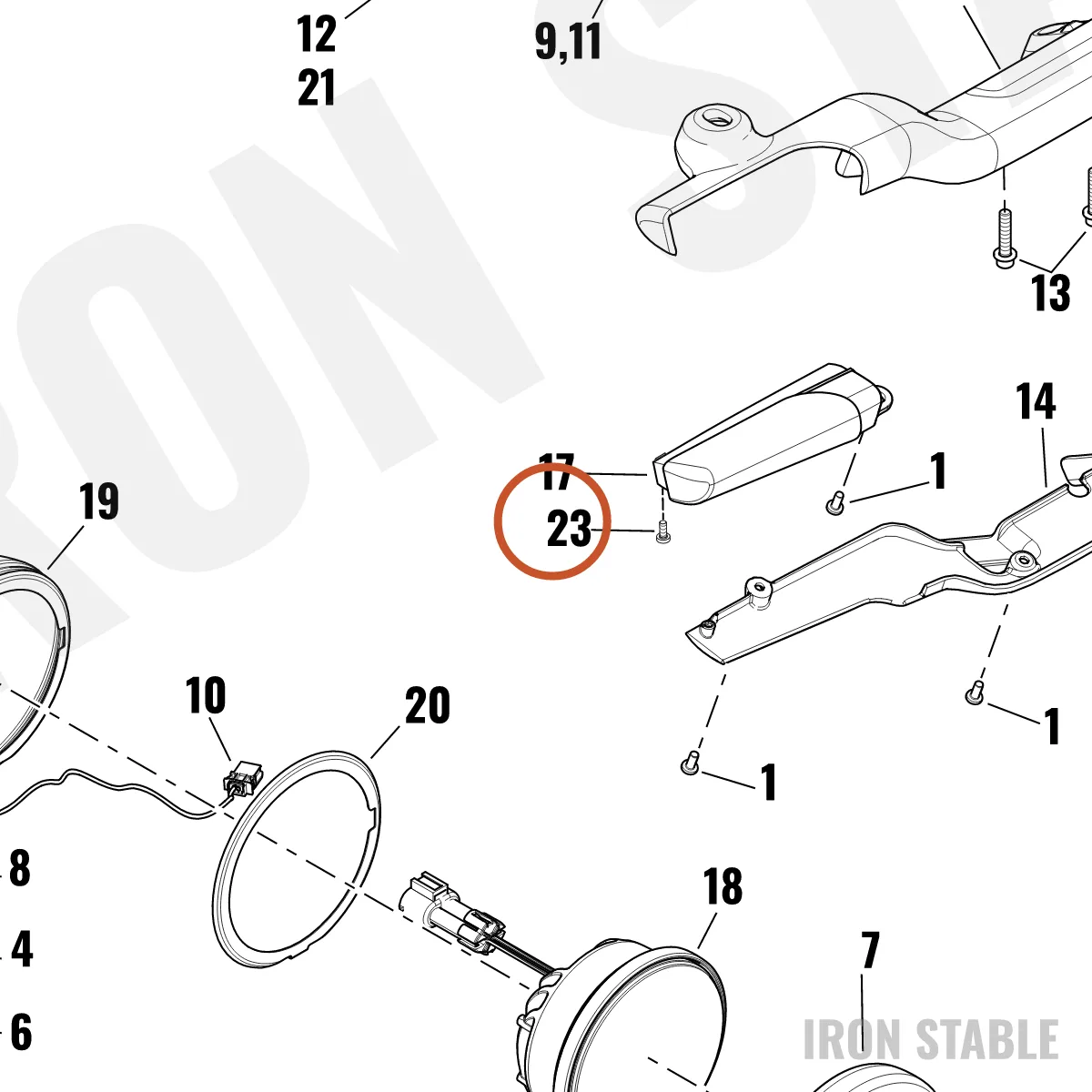 Harley-Davidson Screw, Pan Hd, 6-32 X .345