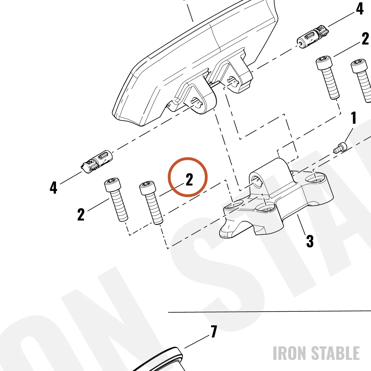 Harley-Davidson Screw, Torx Head Cap