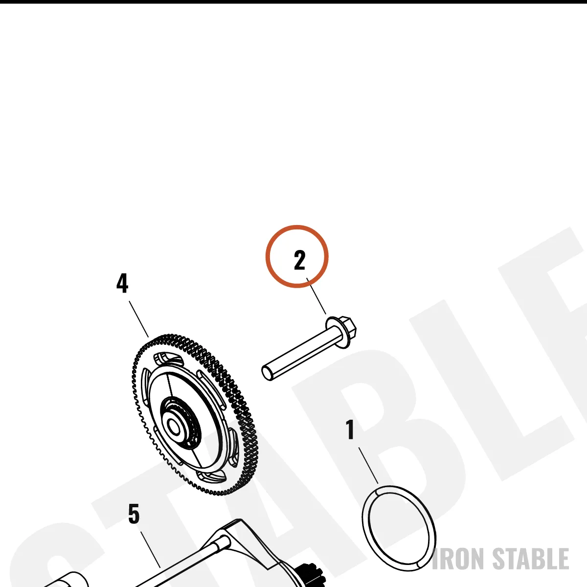 Harley-Davidson Screw, M10x60