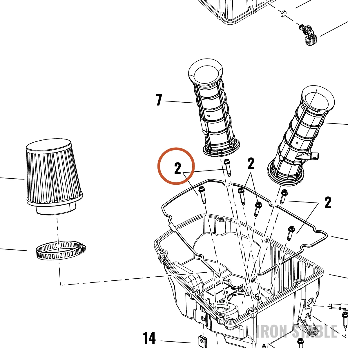 Harley-Davidson Screw, Flange, Hex, Int 6-Lobe, Ma