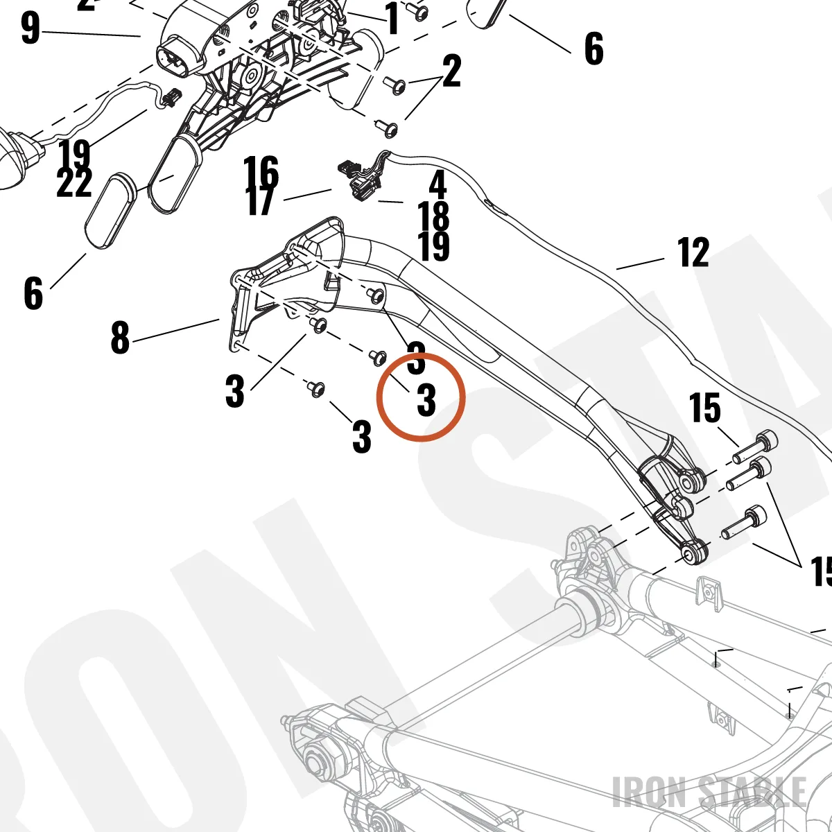 Harley-Davidson Screw, Bhcs, Flange, M6x1.0-10