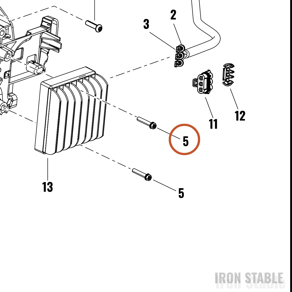 Harley-Davidson Screw, Flange, Hex, M6 X 30