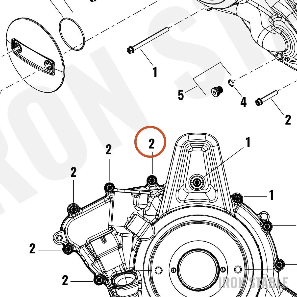 Harley-Davidson Screw, Flange, Hex, M6 X 35