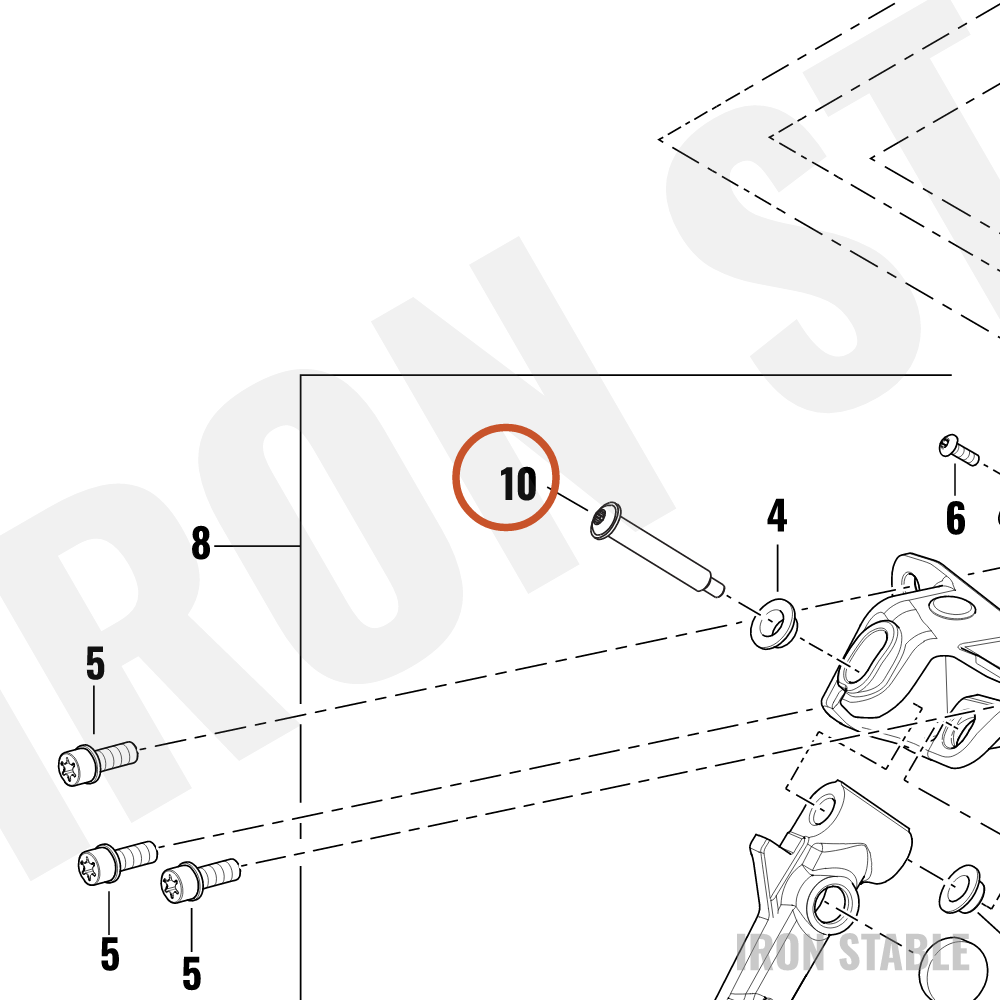 Harley-Davidson Screw, Shoulder Bolt, M6x1.0