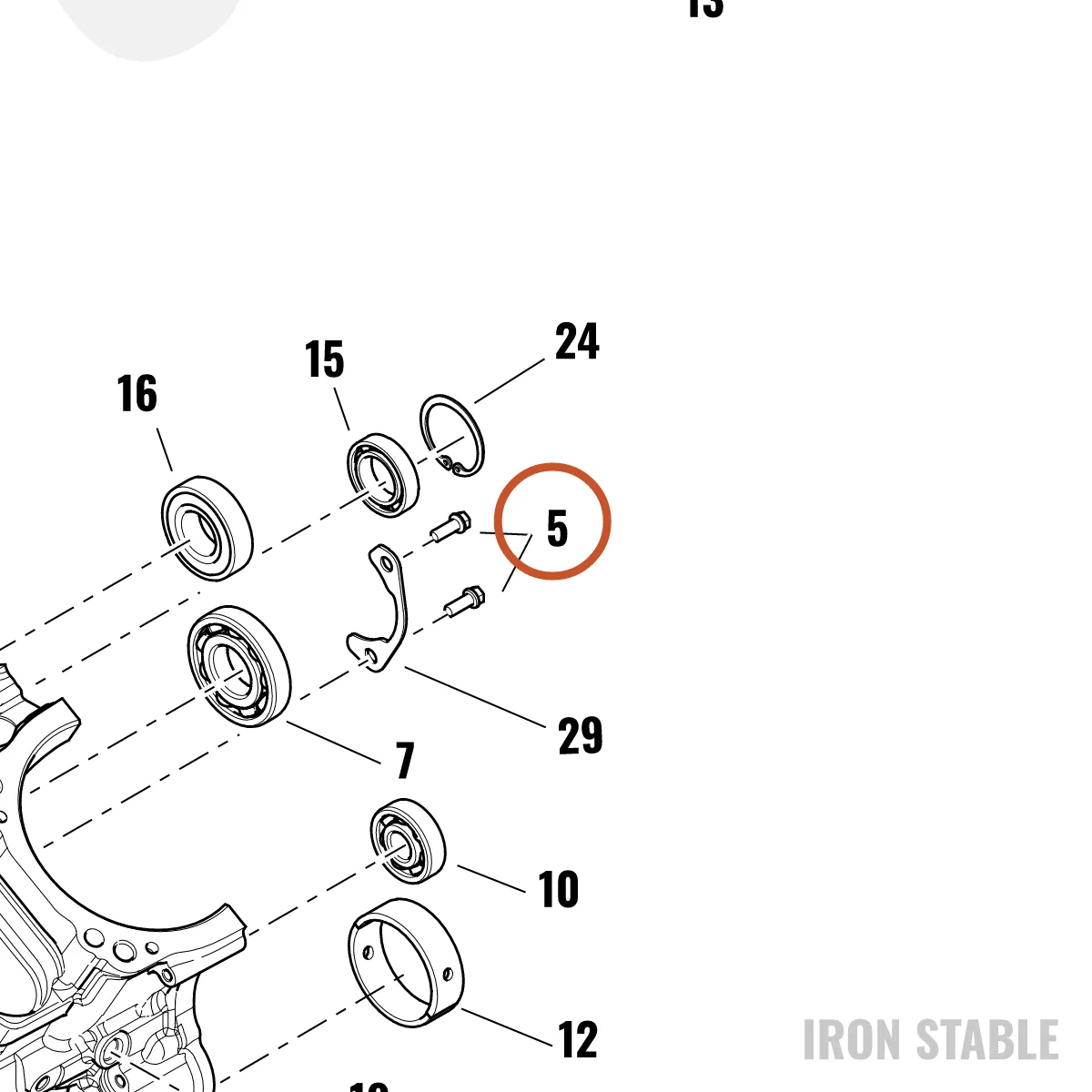 Harley-Davidson Screw, Flange, Hex, M6 X 16