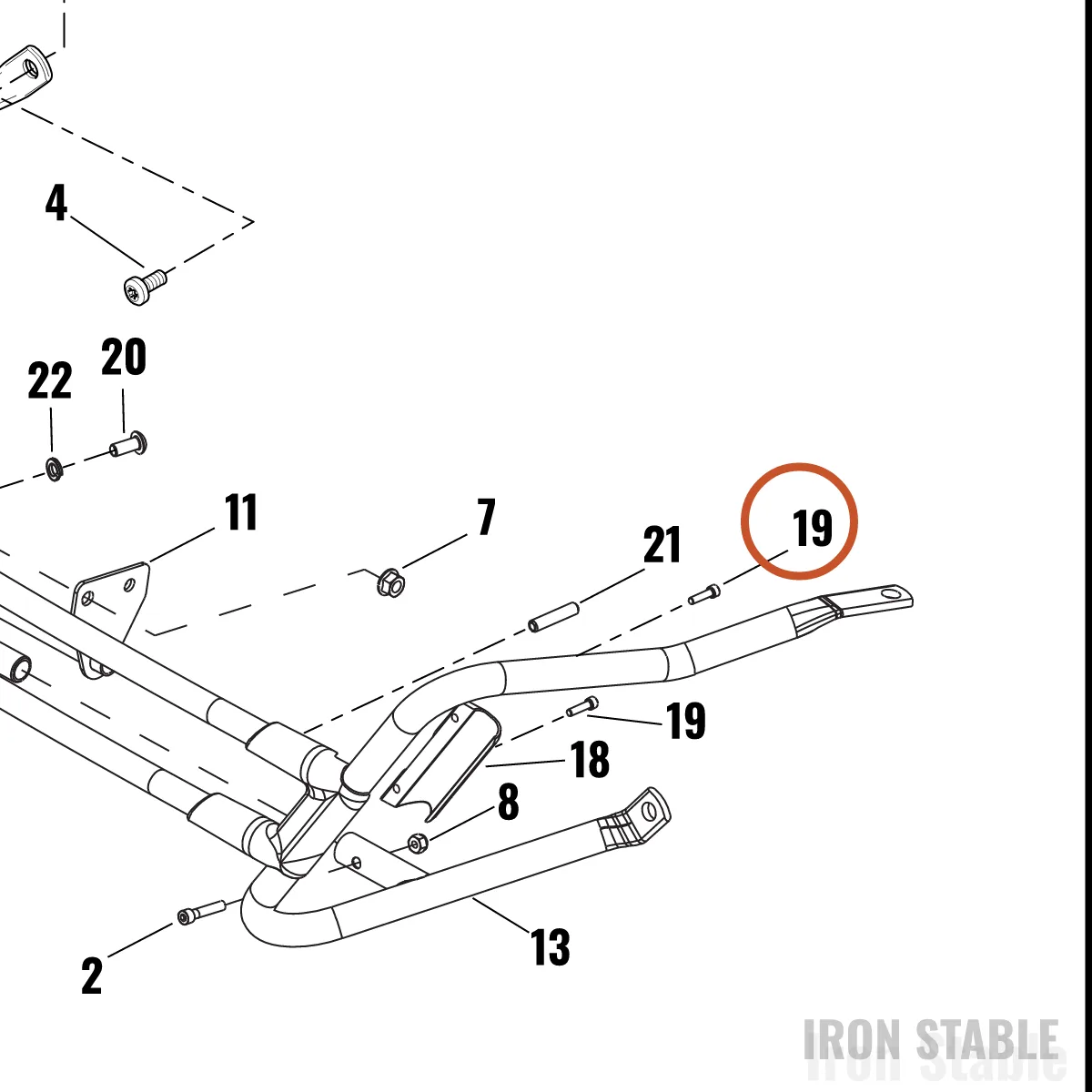 Harley-Davidson Screw, 10-32 X 0.75
