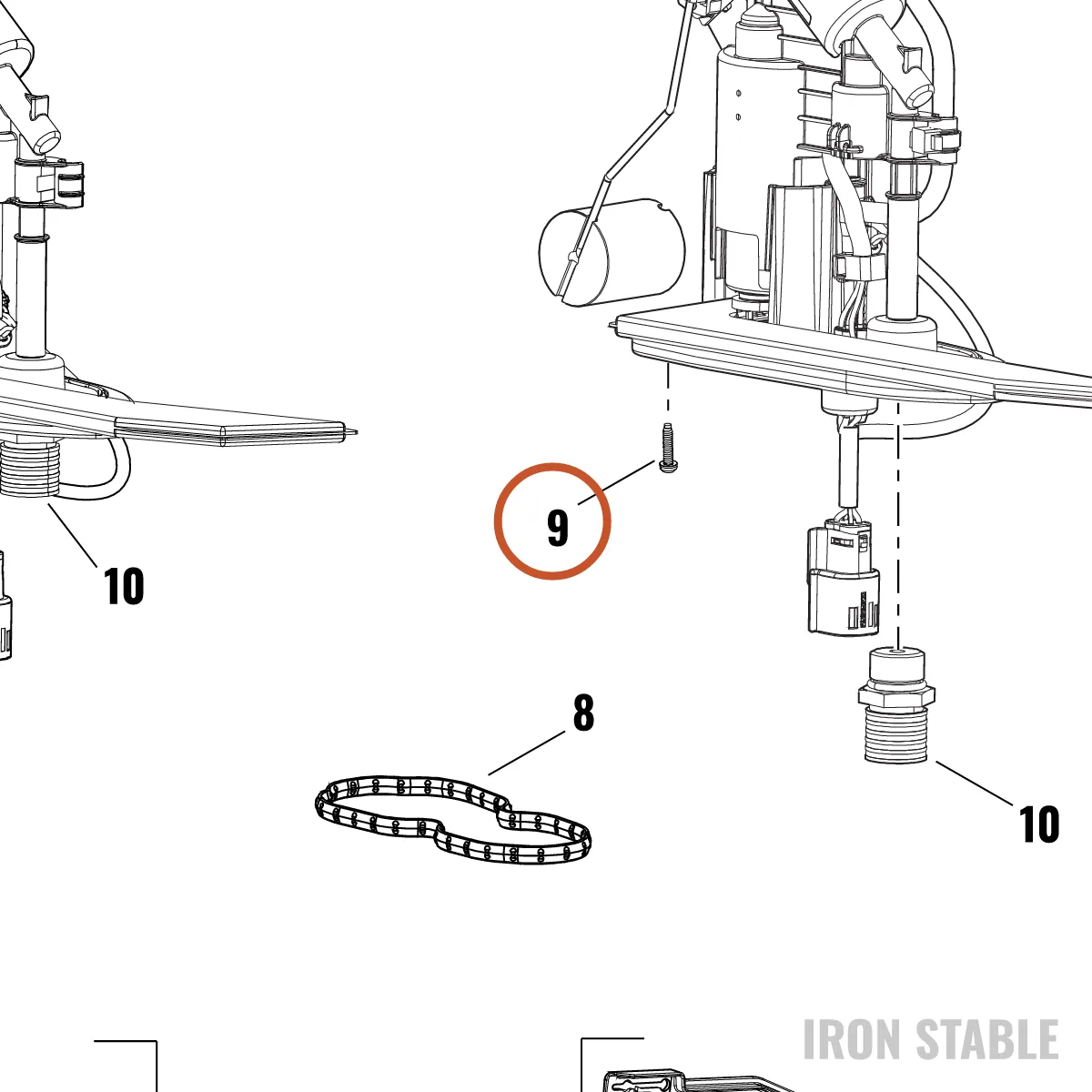 Harley-Davidson Screw, W/ Lock Patch
