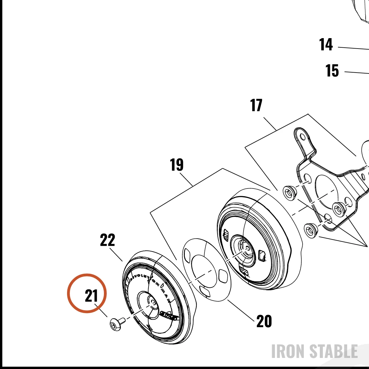 Harley-Davidson Screw, M8
