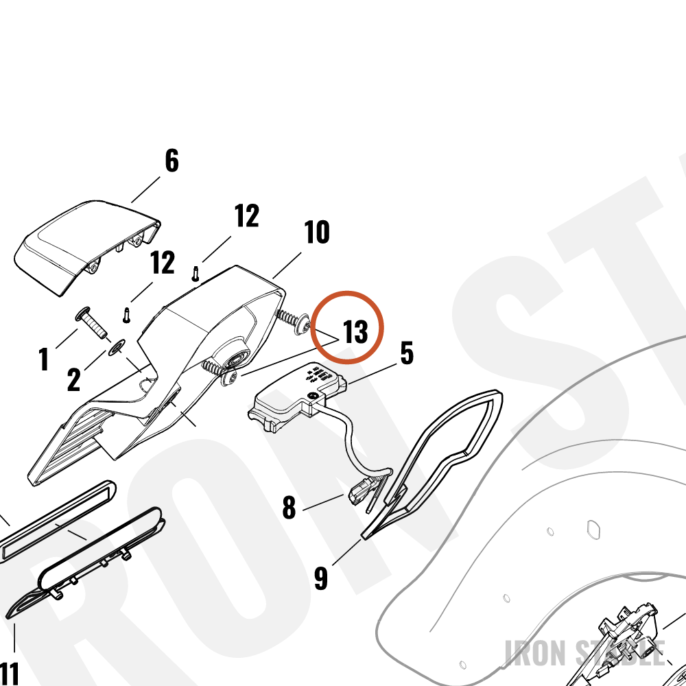 Harley-Davidson Screw, M4x12, Delta Pt, T20