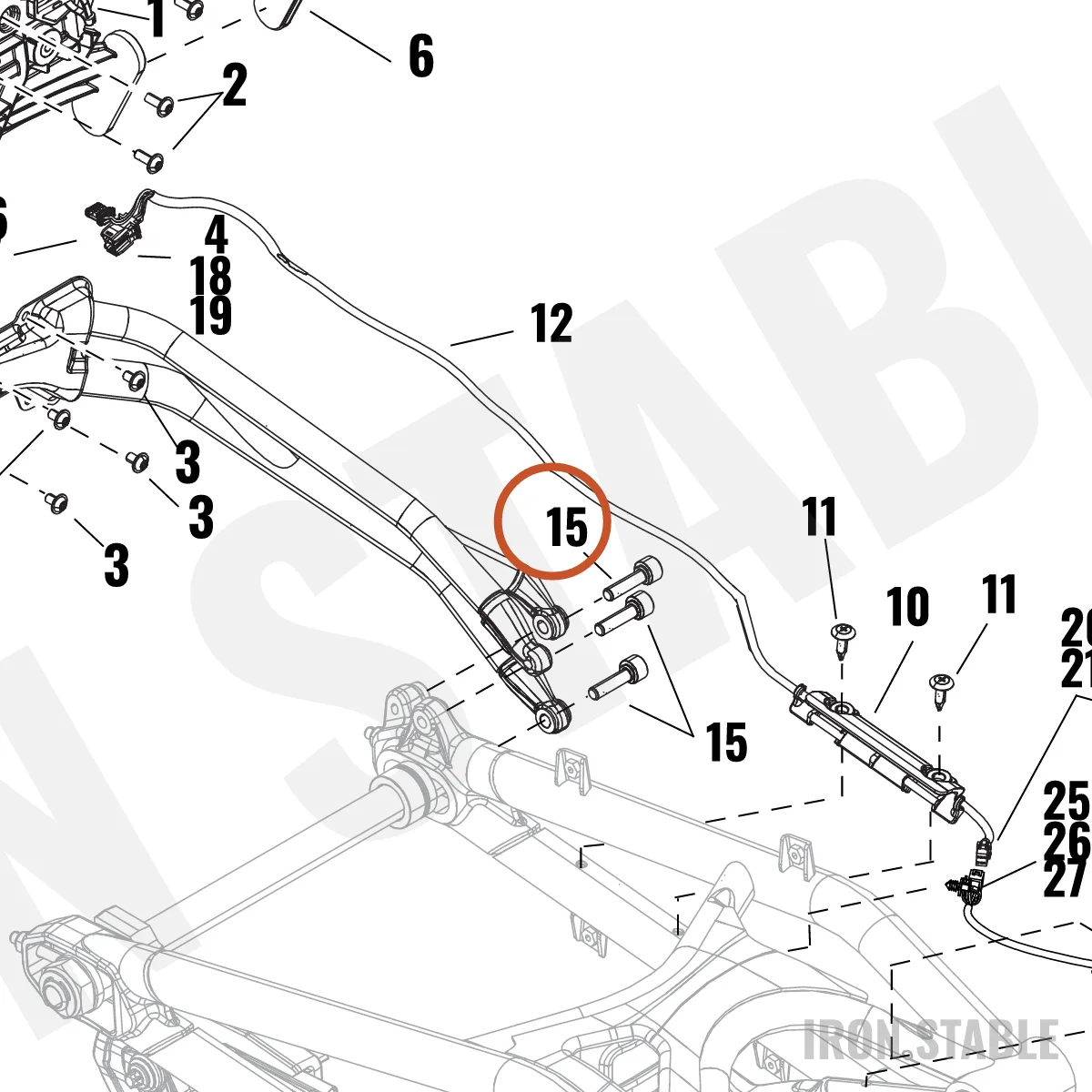 Harley-Davidson Screw, M8x1.25-30, Sems 6 Lobe