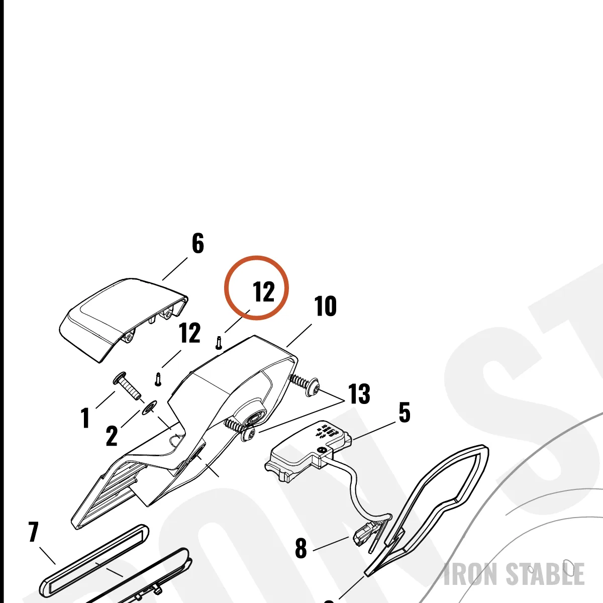 Harley-Davidson Screw, Pan, X-Recess, 2-32x3/8 Th