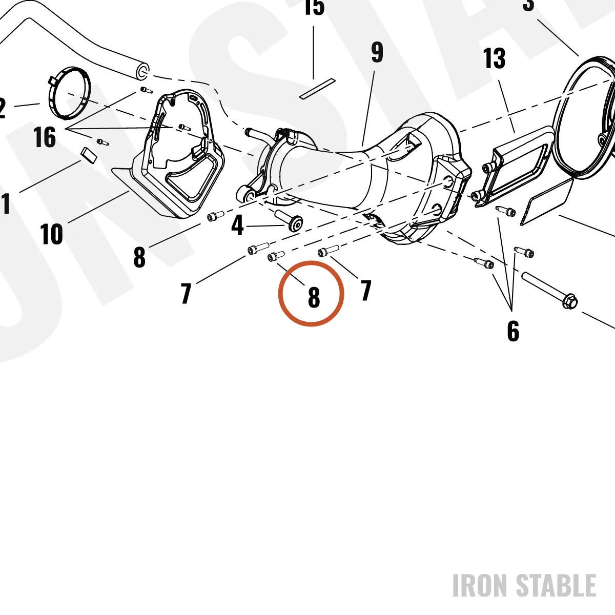 Harley-Davidson Screw, Hex Sckt, Sems/Lock