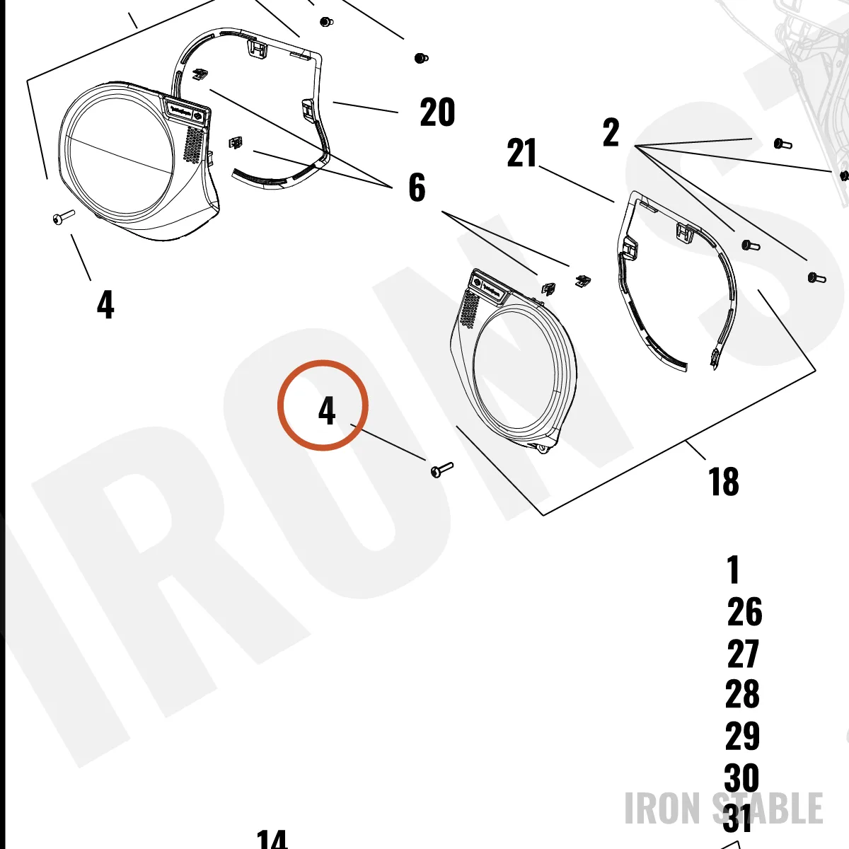 Harley-Davidson Screw, 10-24, Btn Hd