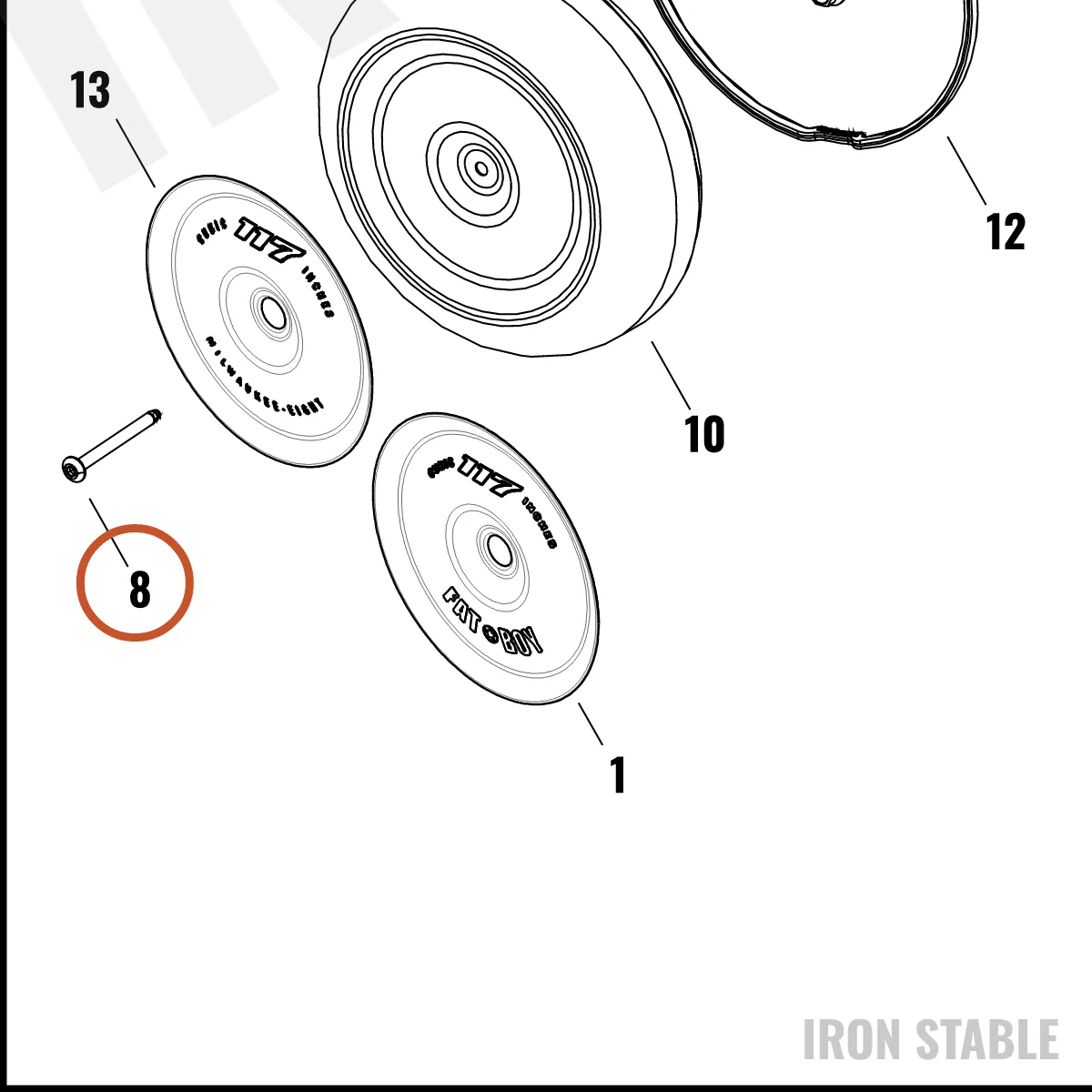Harley-Davidson Screw, Btn, Hex Hd